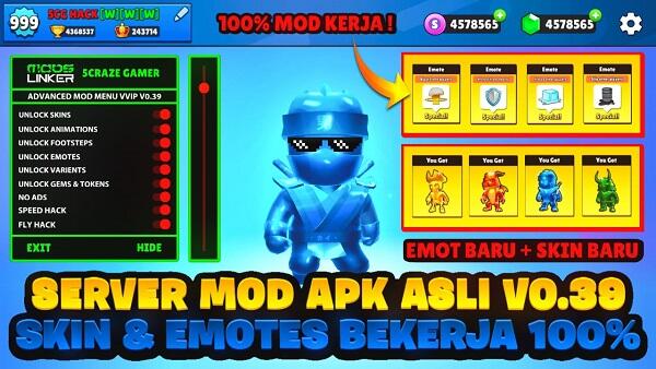 Stumble Guys Mod Menu 0.58 - Skins Emotes Level - Stumble Guys 0.58 Beta Mod  Apk Gameplay🔥 