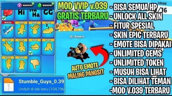 Stream Enjoy Stumble Guys with Irgi Terbaik APK Mod Menu: Free Skins, Gems,  and More by RionulMstinfu