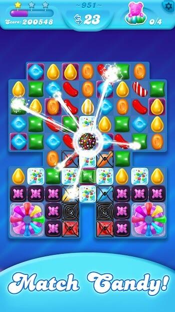 Candy Crush Soda Saga v1.252.3 (Many Moves) (updated) Mod apk