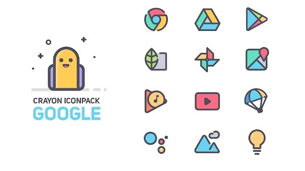 crayon icon pack