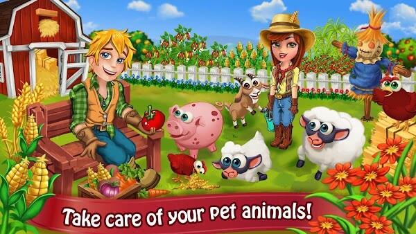 farm day village farming unlimited money and gems