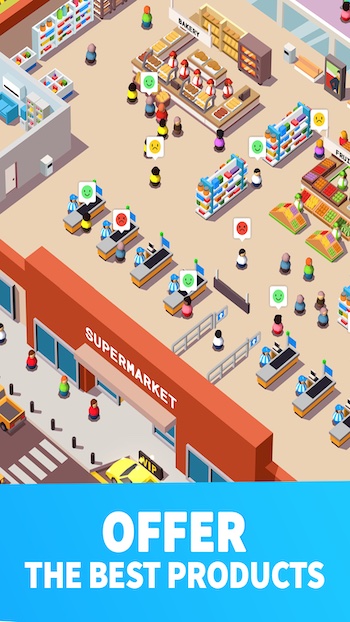 idle supermarket tycoon money