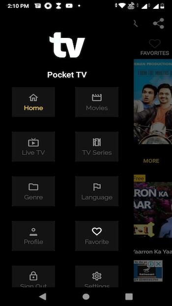 pocket tv apk download