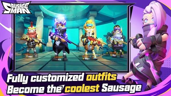 sausage man mod apk download