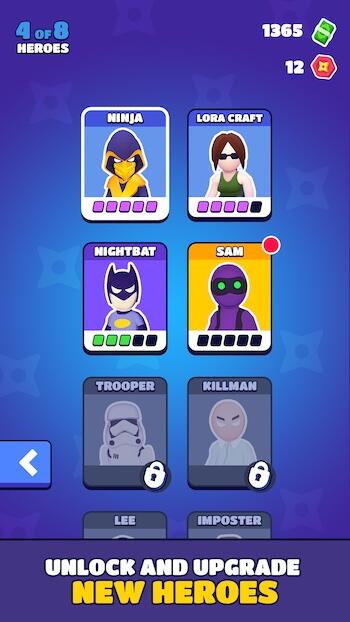 stealth master unlock all characters