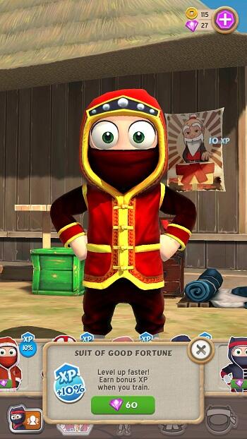 clumsy ninja mod apk max level