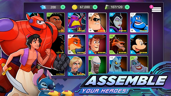 disney heroes battle mode