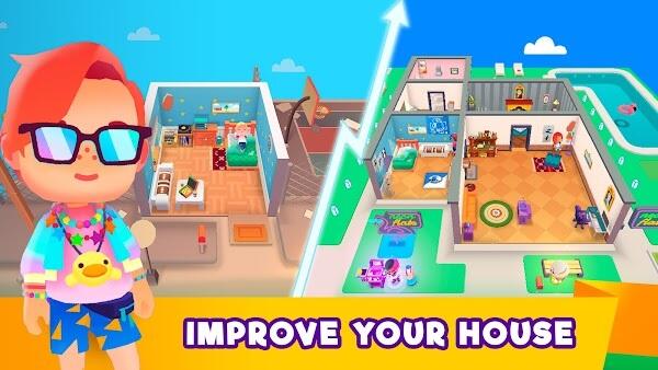 idle life sim mod apk (unlimited money and gems latest version)