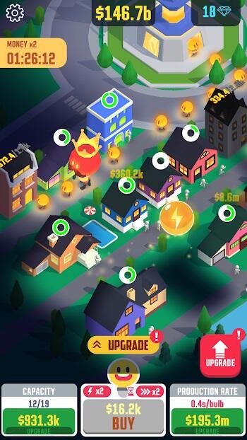 idle light city mod apk free shopping