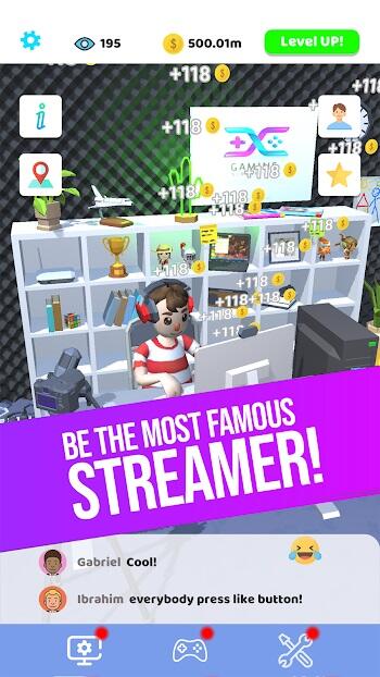 idle streamer mod apk