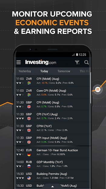 investing com apk premium