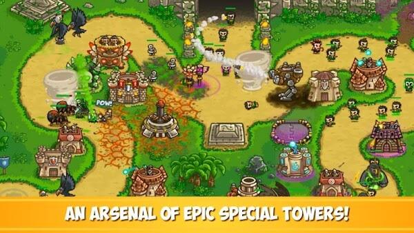 kingdom rush frontiers mod apk free shopping