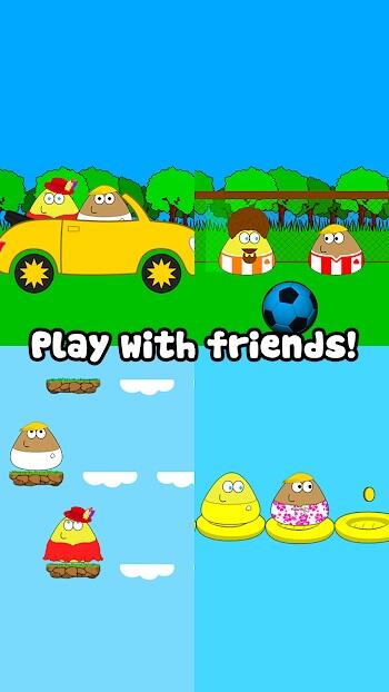 pou mod apk free shopping