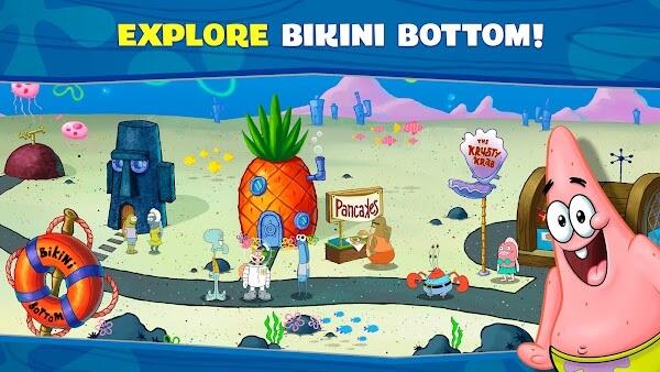 spongebob krusty cook off mod apk (unlimited money and diamond)