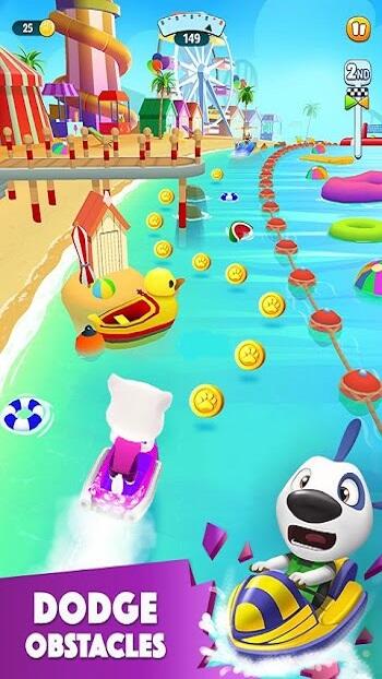 talking tom jetski 2 mod apk android