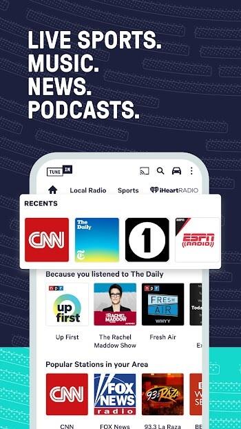 tunein radio pro mod apk