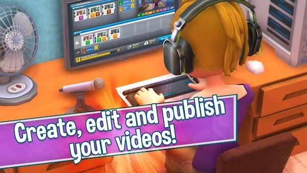 youtubers life mod apk unlocked